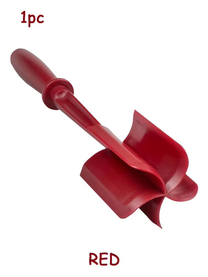 1/2Pcs Kitchen Meat Chopper Ground Beef Masher Mixing, Grinding and Pounding Spatula Meat Scraper for Mincing Meat